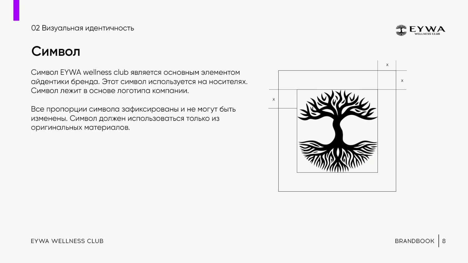 Символ бренда EYWA и принцип построения